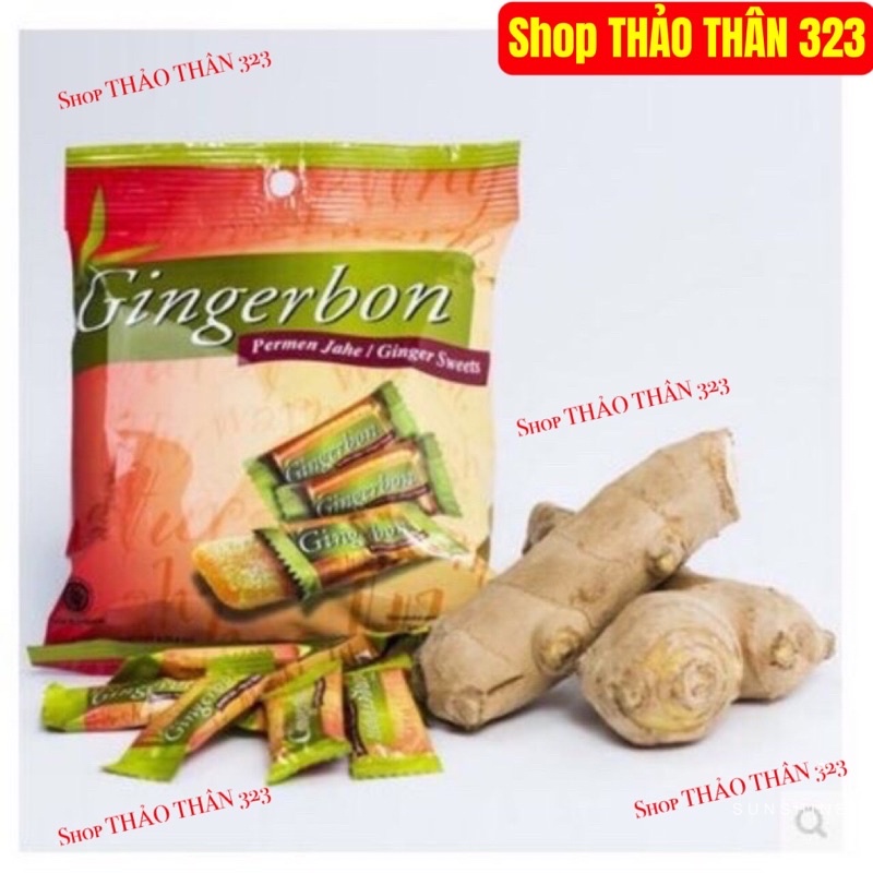 Kẹo Gừng Dẻo Gingerbon 125g (31 Viên)