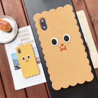 ✪ Ốp Điện Thoại Silicon Họa Tiết Bánh Quy Dễ Thương Cho Iphone Xr 6 7 8p iX Max 11pro Max