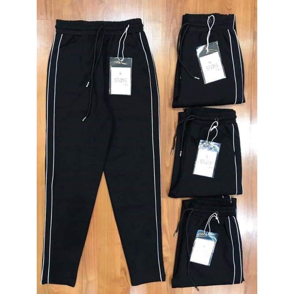 Quần Jogger 2 Sọc Nhí💖𝑭𝑹𝑬𝑬𝑺𝑯𝑰𝑷💖Quần Thể Dục Umi Hàn  Nữ-Đồ Tập Thể Dục Nữ 2 Sọc Nhí | BigBuy360 - bigbuy360.vn
