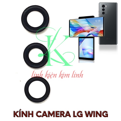 Kính camera lg wing có keo dán