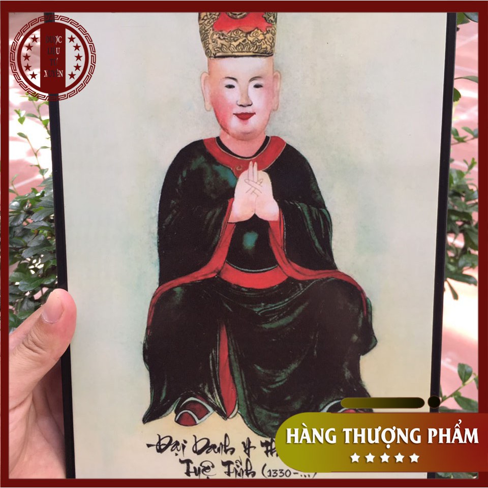 Tranh Tuệ Tĩnh Thiền Sư - Khung Nhựa, bền, đẹp có phụ kiện
