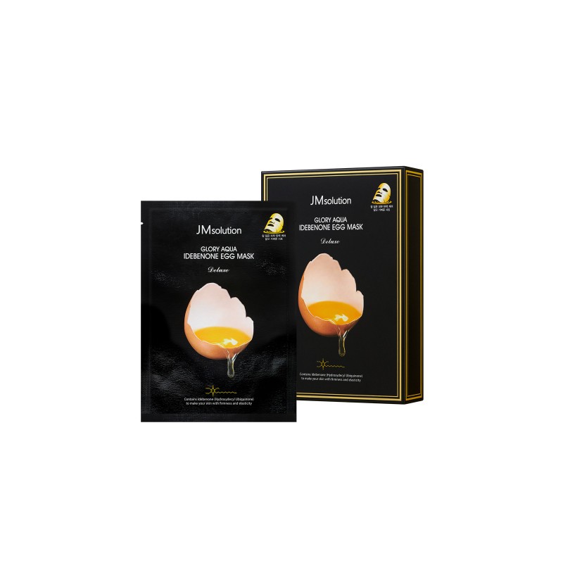 Combo 10 miếng Mặt Nạ JM Solution Glory Aqua Idebenone Egg Mask