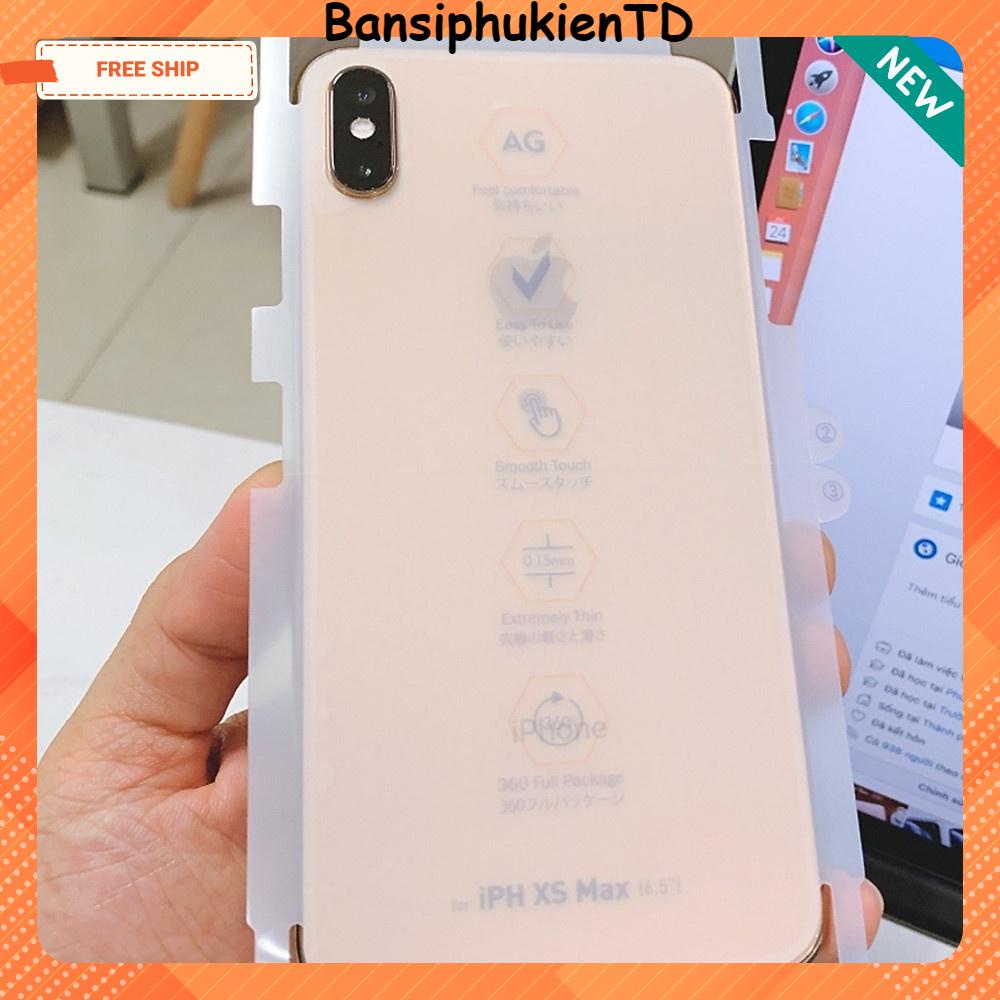 [Có IP 13] Dán PPF mặt sau cho IPHONE 11 PRO MAX 11PRO 11 XMAX X XR 6 7 8 PLUS FULL CAO CẤP