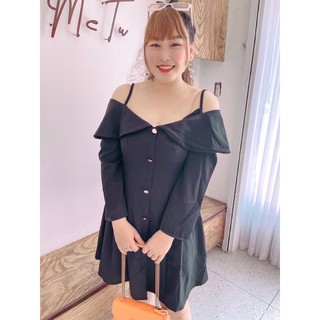 #BIGSIZE ĐẦM RỚT VAI  BÈO