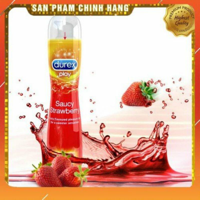 Durex play hương Dâu ngọt ngào mới