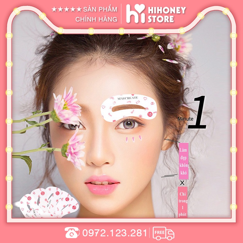 KHUÔN KẺ LÔNG MÀY - CHÂN MÀY 24 KIỂU