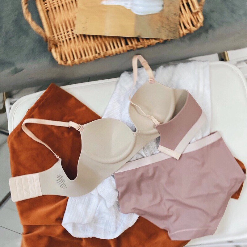 Áo su đúc beautiful không gọng nâng ngực 3 móc cài màu đẹp 565