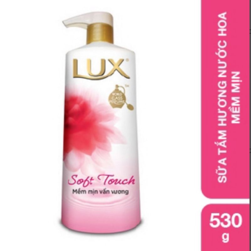 Now ship - Sữa tắm Lux hương nước hoa màu hồng hàng thái lan 530 ml