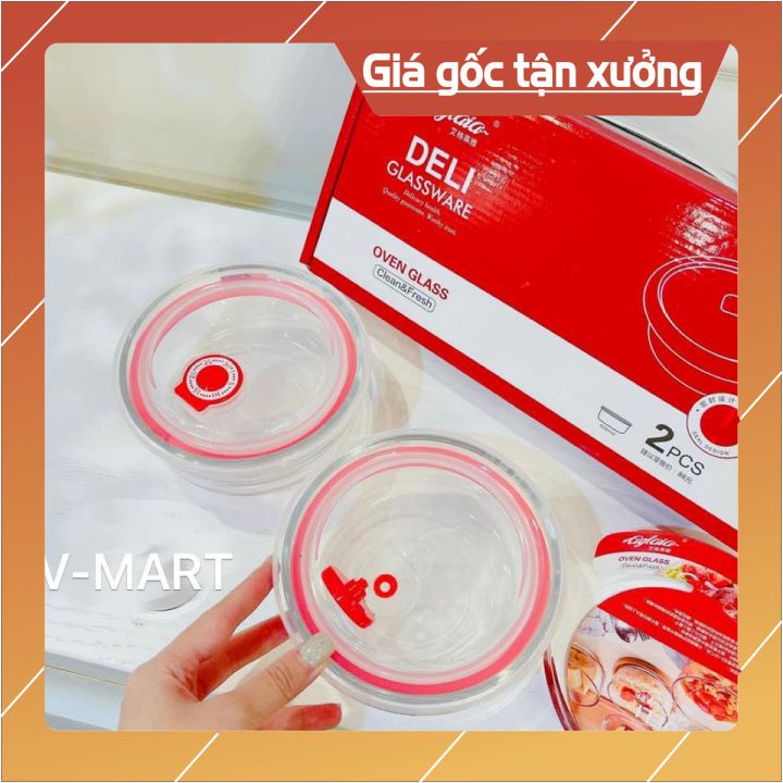 THỐ ĐỰNG THỰC PHẨM THỦY TINH CAO CẤP CÓ NẮP ĐẬY