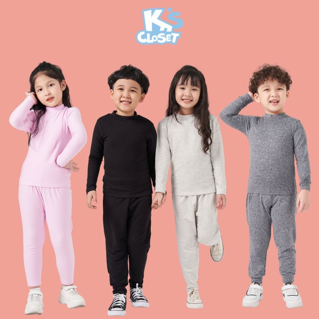 Bộ Quần Áo Giữ Nhiệt K's Closet Cho Bé Trai Và Bé Gái (2- 14 Tuổi) E013ONF / KT242ONF / KT362ONF / KT218ONF