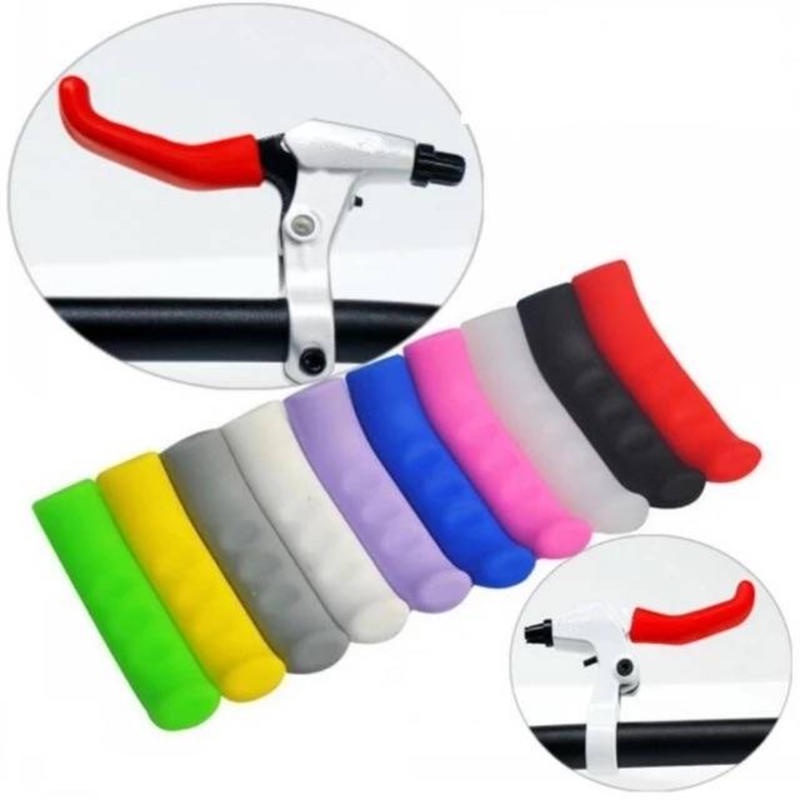 Set 2 vỏ bọc silicon LAMMCOU bảo vệ phanh tay lái xe đạp leo núi chuyên dụng