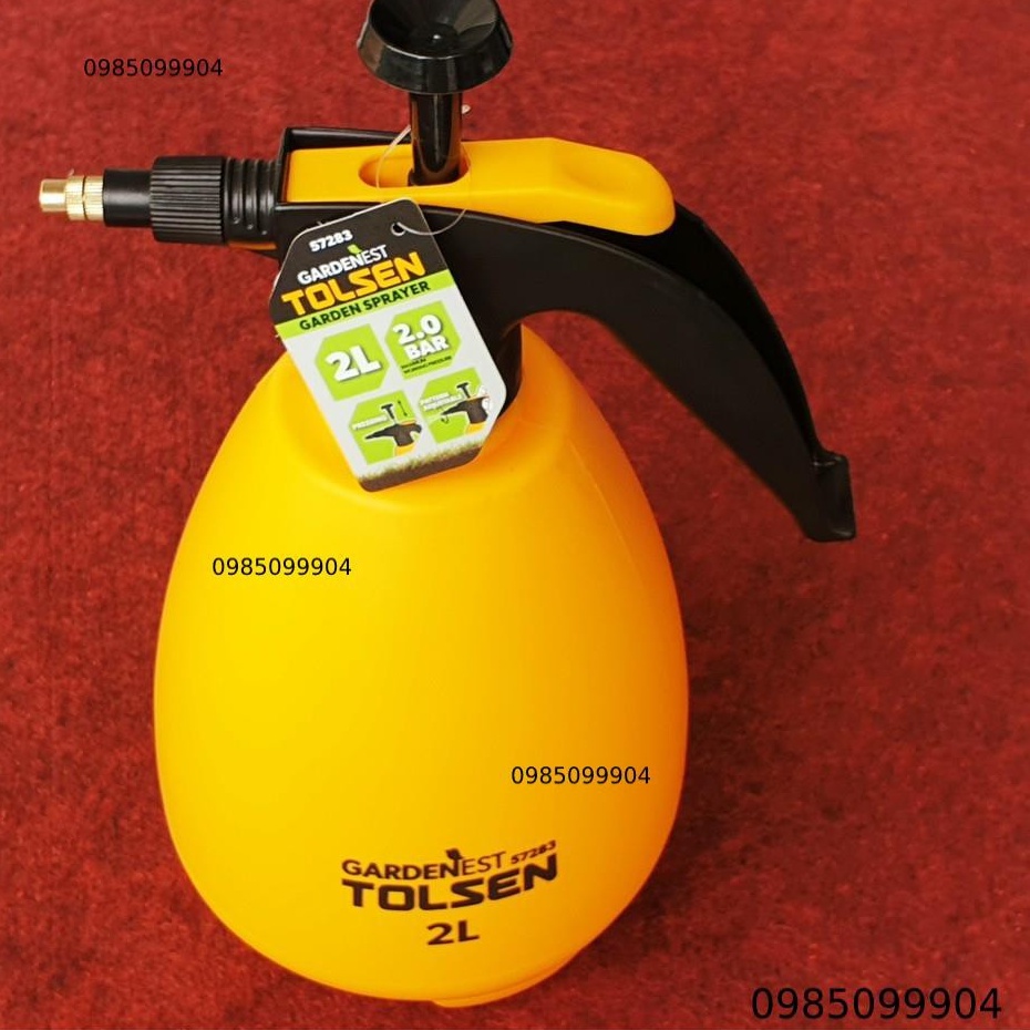 Bình xịt 2 lít cao cấp Tolsen phun sương tưới cây cảnh, xịt khuẩn vệ sinh điều chỉnh tia xoè