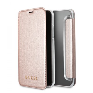 Bao Da Iphone XR - GUESS - Combo (Bao Da + Kính Cường Lực)