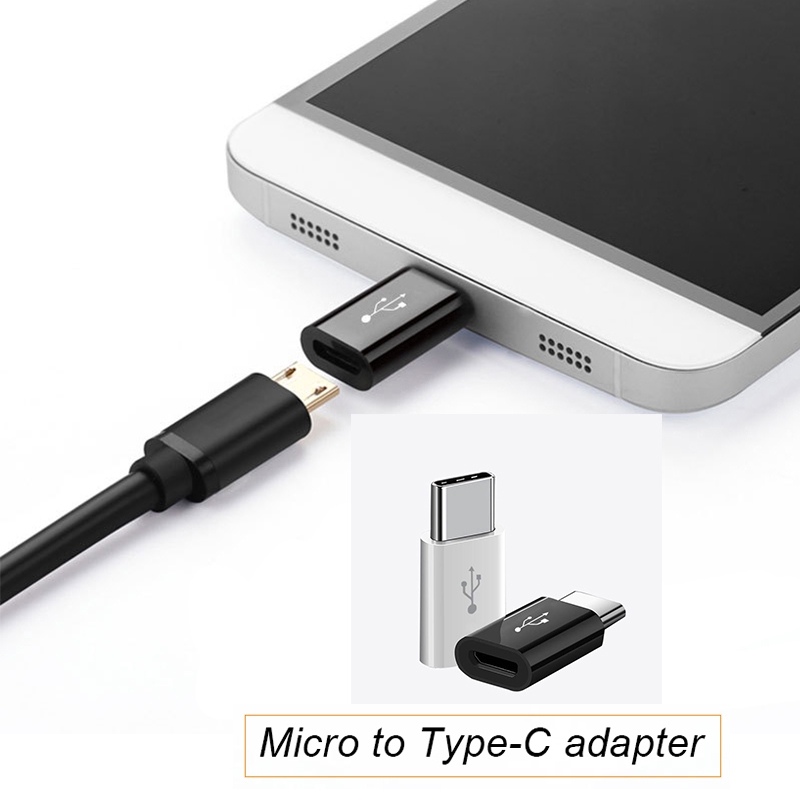 Đầu Chuyển Đổi Cổng Type C Sang Micro USB Dành Cho Cáp Type-C Của Xiaomi Huawei Samsung