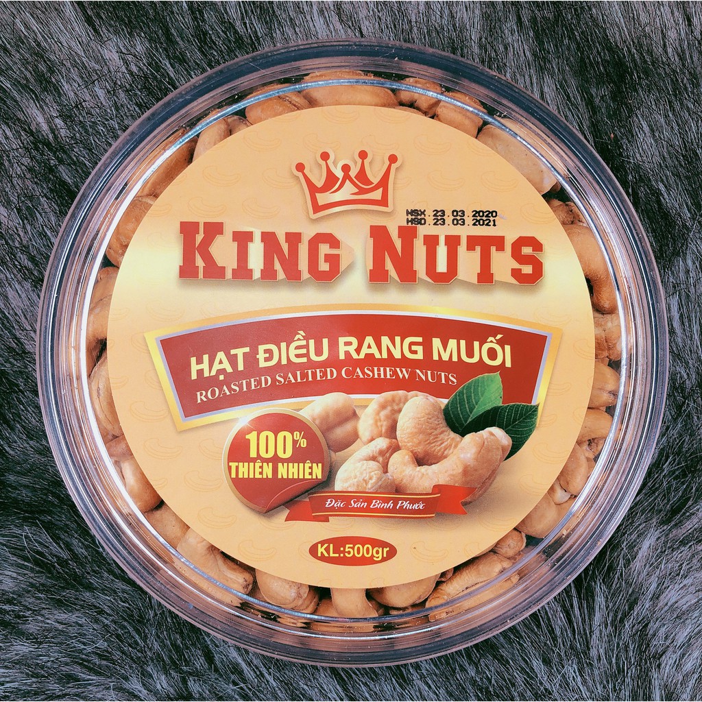 500Gr Hạt Điều Rang Muối Loại A Việt Nam Nguyên Hạt Sạch Vỏ Lụa