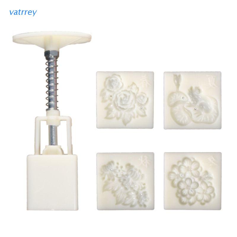Khuôn Làm Bánh Trung Thu / Mặt Trăng 4 Chế Độ Diy