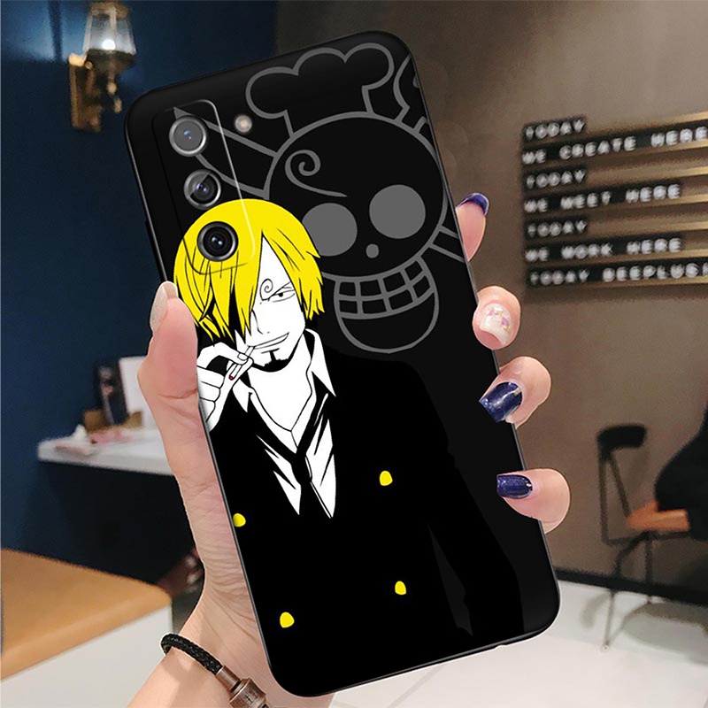 Ốp Điện Thoại Mềm Hình Sanji One Piece Cho Samsung Galaxy A11 A12 A22 A32 M21 M30s J4 Core A82 A9 ni115