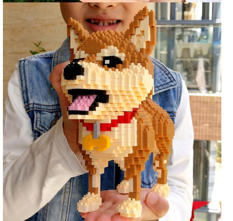 Mô hình đồ chơi lắp ráp Lego chó Shiba 1.15 dành cho trẻ