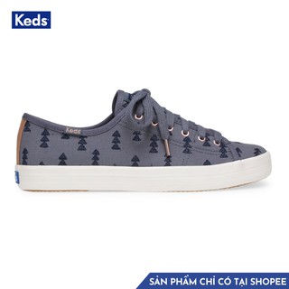 Giày Keds Nữ - Kickstart Hygge Embroidery Blue - KD059238