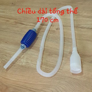 Dụng cụ bơm tay dài 1m7 chuyên dùng để hút nước và vệ sinh hồ cá