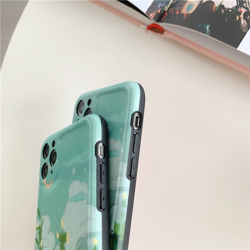 Ốp điện thoại TPU tranh sơn dầu iPhone 11 Pro MAX i7 i8 Plus XR XS MAX SE 2020 | BigBuy360 - bigbuy360.vn