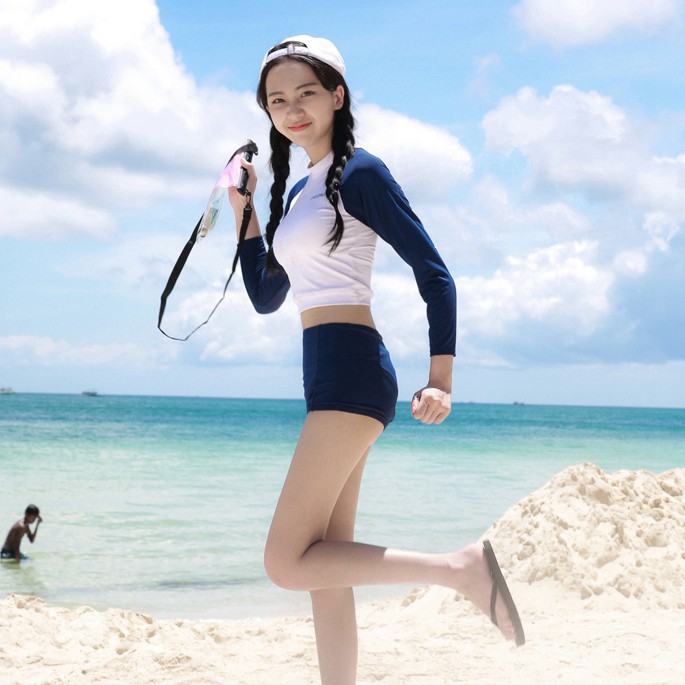 Long-sleeved swimwear (stock available) | BigBuy360 - bigbuy360.vn