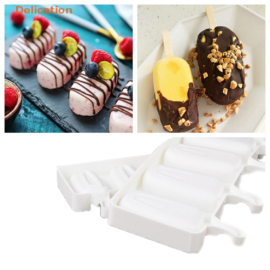 Khuôn Silicone Làm Kem Que DIY Tiện Dụng