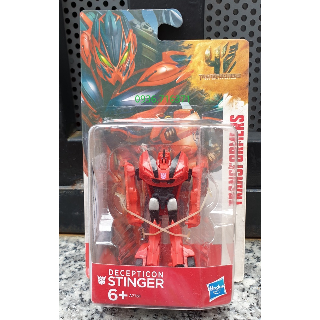 Robot biến hình Transformers Decepticon Stinger - Hasbro size Mini box
