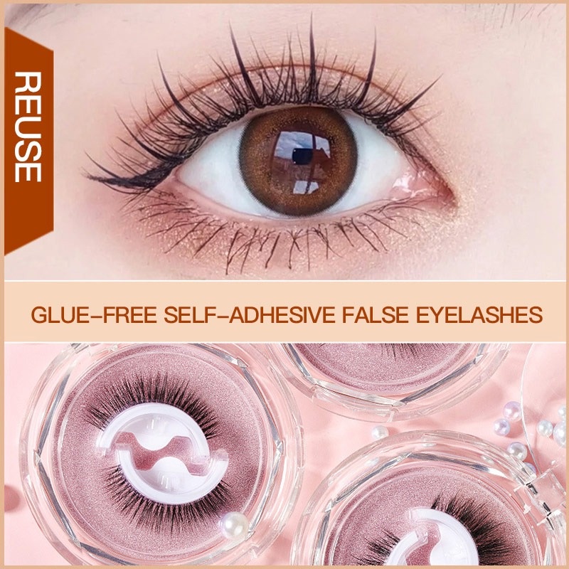 Lông Mi Giả 3D Tự Dính Bằng Lông Chồn Nhân Tạo Có Thể Tái Sử Dụng