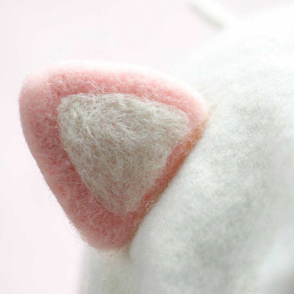 SUSANS Mũ Beret Len Lông Cừu Hình Mèo Giữ Ấm Mùa Đông Cho Nữ