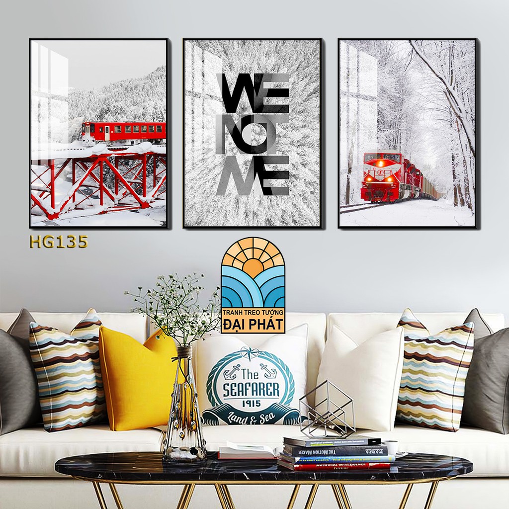 Tranh phòng ngủ phong cảnh xả kho giá rẻ đã có khung