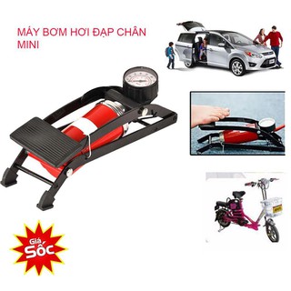 Bơm đạp chân cho xe hơi, xe máy , xe đạp  đa năng hàng nhập khẩu cao cấp