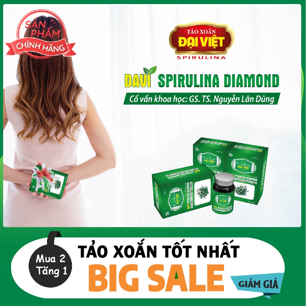 TẢO XOẮN SPIRULINA ĐẠI VIỆT CHÍNH HÃNG (CÓ TEM CHỐNG GIẢ)