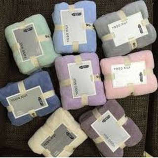 Sét 2 Khăn Tắm Lông Cừu Cao Cấp Hàn Quốc