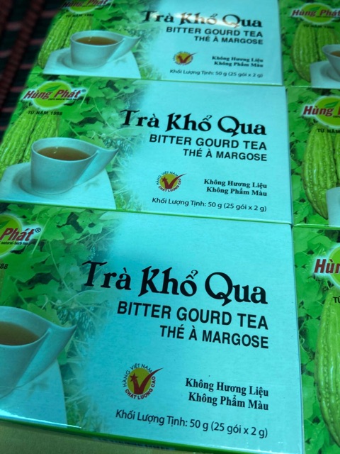 Trà Khổ Qua thanh nhiệt, mát gan