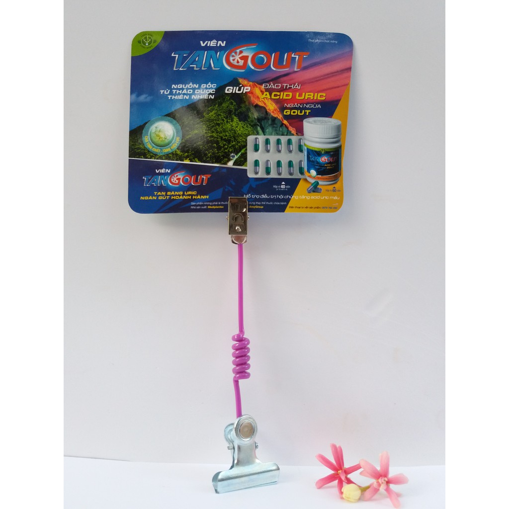 Kẹp quảng cáo nhiều mầu