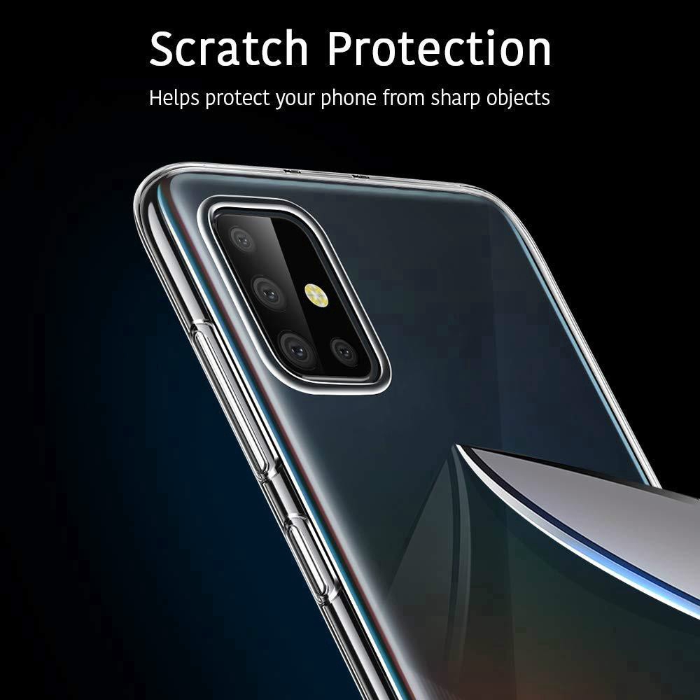 Ốp điện thoại silicon TPU trong suốt chất lượng cao cho Samsung Galaxy A51 A71 | BigBuy360 - bigbuy360.vn