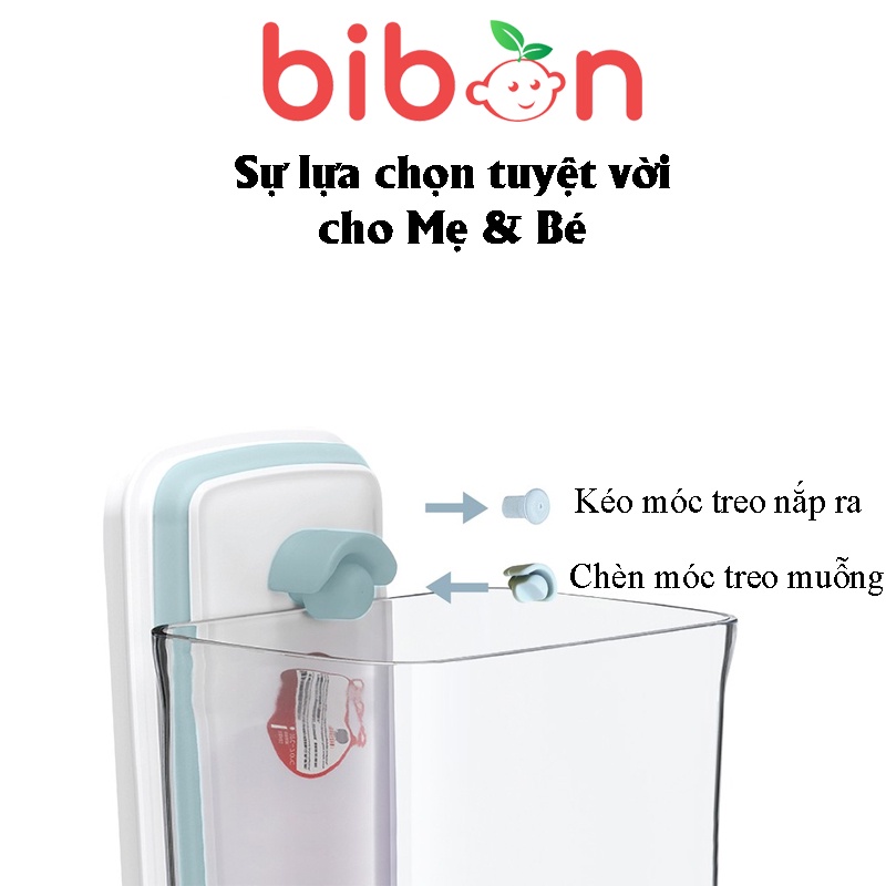 Hộp đựng sữa bột cho bé BIBON giúp bảo quản sữa bột hiệu quả, dung tích 1000ml-1700ml-2300ml