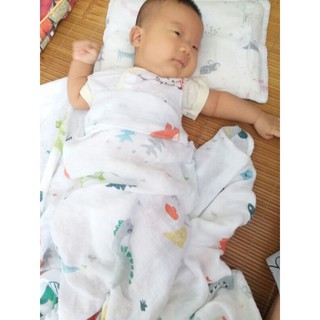 Khăn tắm aden sợi tre 2 lớp