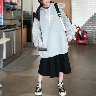 Áo Hoodie Form Rộng GOUS OFFICIAL Phong Cách Ulzzang Tay Dài Dáng Rộng Vải Chân Cua Dày Dặn LEGUNN - 1952