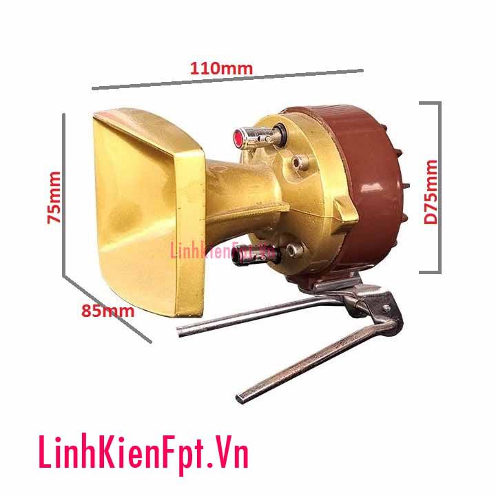 Bộ 2 loa treble kèn bx pt-6 (tặng kèm 2 tụ)