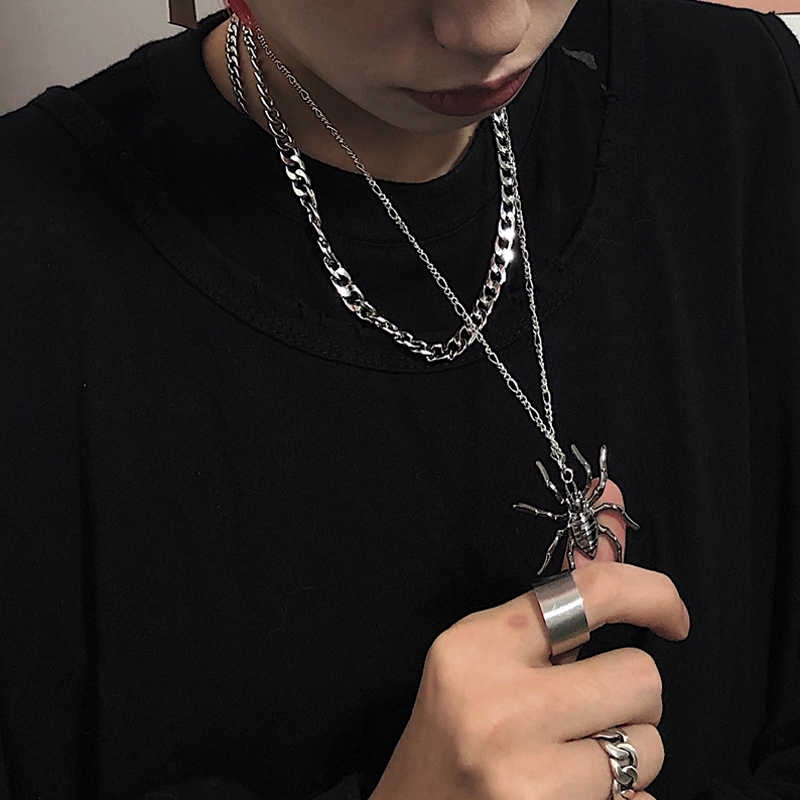Dây Chuyền Hình Nhện Phong Cách Hip Hop Harajuku Đường Phố Thời Trang Unisex 22184