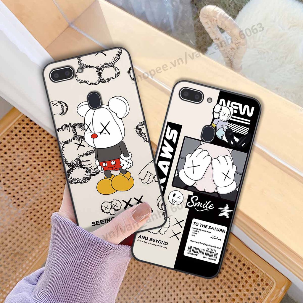 Ốp Realme 1 / 2 be@r brick mars thời trang, ốp lưng điện thoại viền dẻo siêu chất