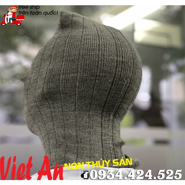 NÓN LEN KHO LẠNH XÁM ĐẬM _ HÌNH CHỤP THẬT