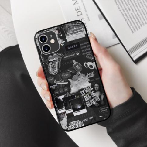 Ốp lưng iphone SAMSUNG poison and gun collage art kinetic art hoạ tiết  cho các dòng iPhone PAP20210793