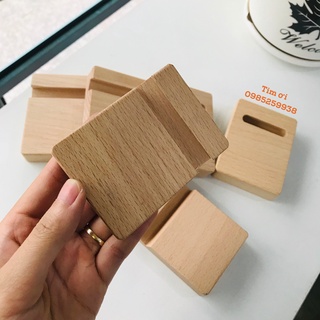 [Sẵn] Đế gỗ giữ khung thêu hoặc điện thoại để bàn tiện dụng