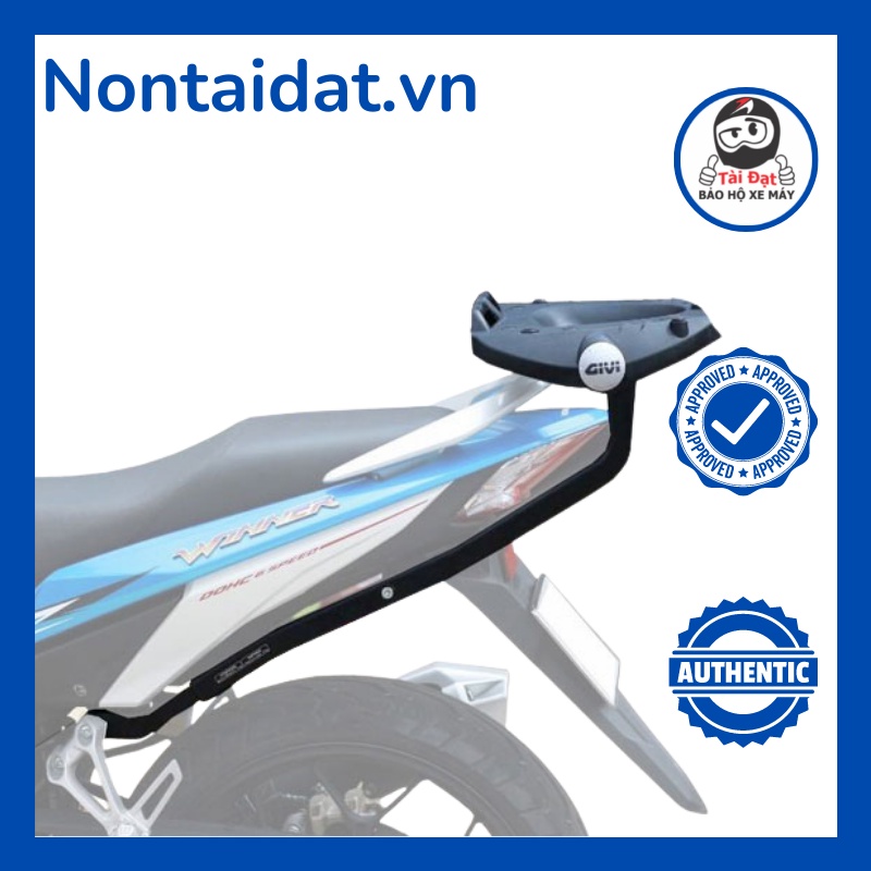 Baga Givi chính hãng HRV gắng xe Honda WiINNER 150/ WINNER X