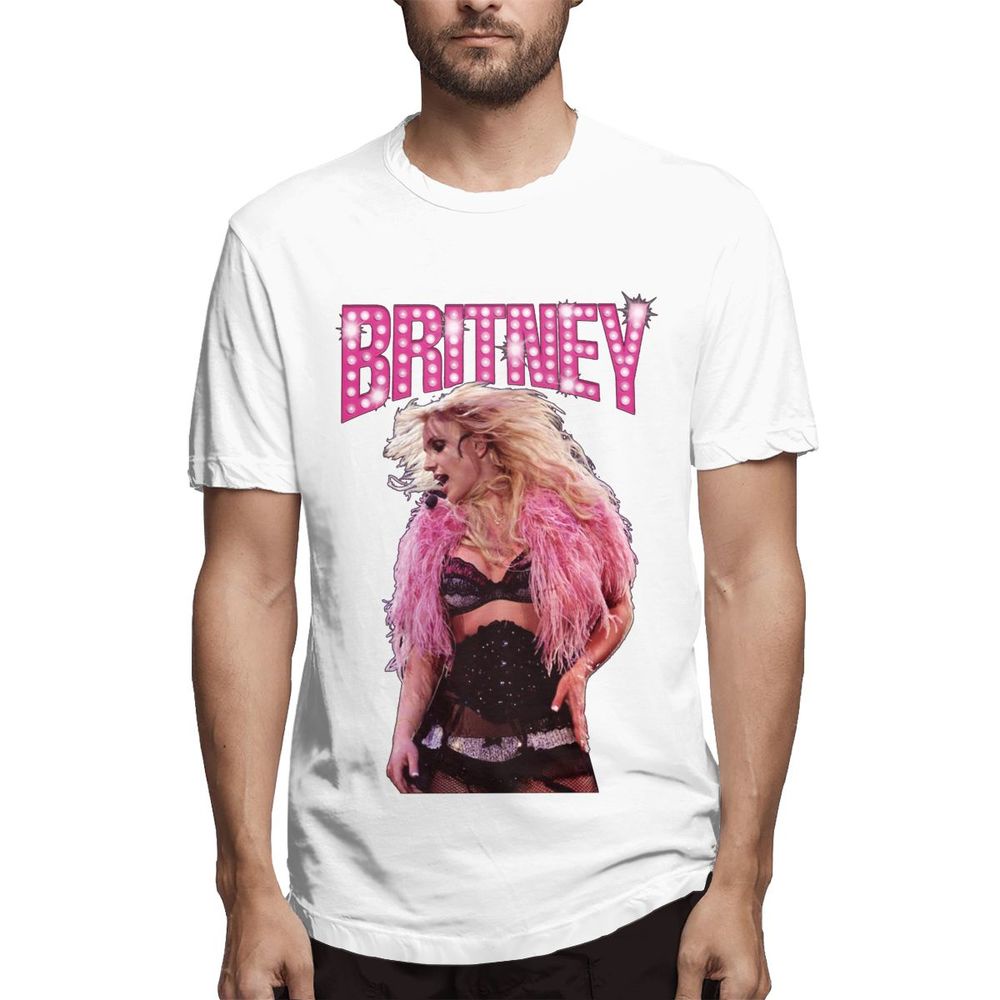 áo nam In Logo Britney Spears One Of Me Tour Phong Cách Hàn Quốc