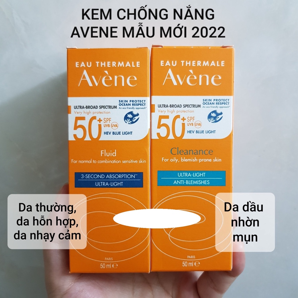 Kem chống nắng Avene Cleanance Solaire SPF 50+