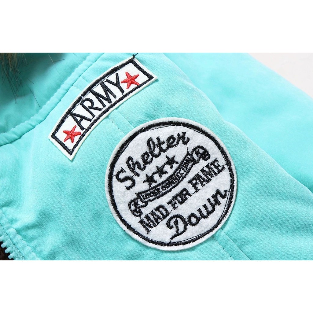 Áo khoác kaky lót lông hàng nhập quảng châu